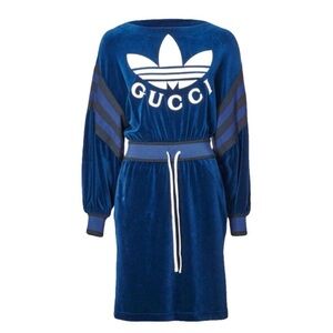 Gucci adidas x chenille Dress*NWT